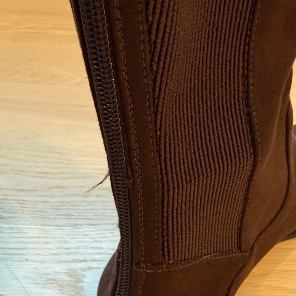 Anne Klein Brown Knee-High Boots - Picture 3 of 10